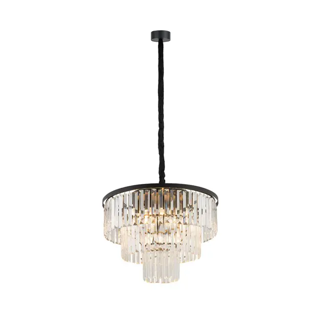 Люстра Nowodvorski 7616 CRISTAL M — черный, ракурс 2
