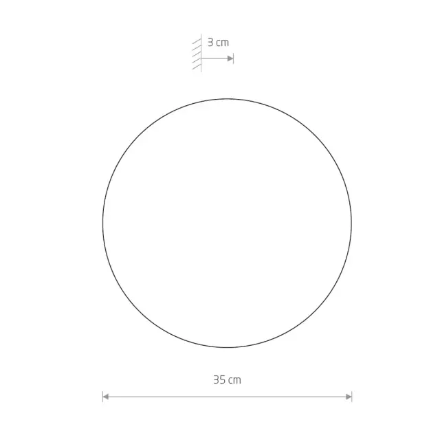Бра Nowodvorski 7636 RING LED L — черный, ракурс 3