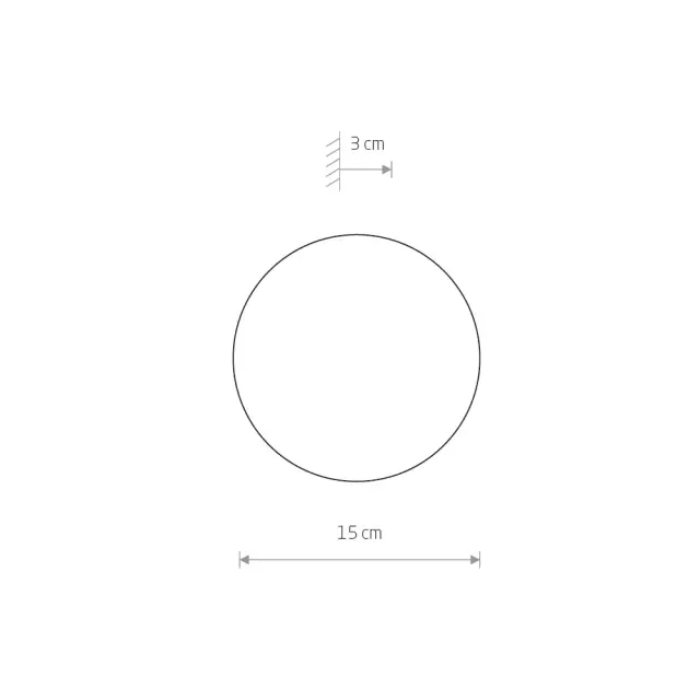 Бра Nowodvorski 7637 RING LED S — белый, ракурс 3