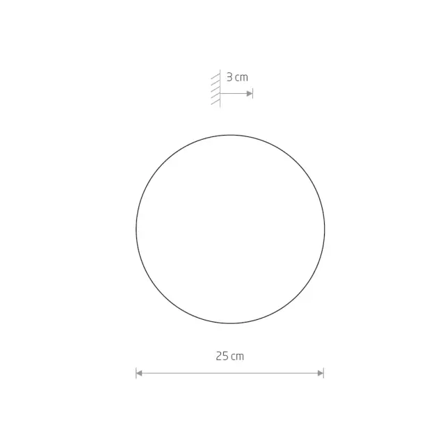 Бра Nowodvorski 7638 RING LED M — белый, ракурс 3