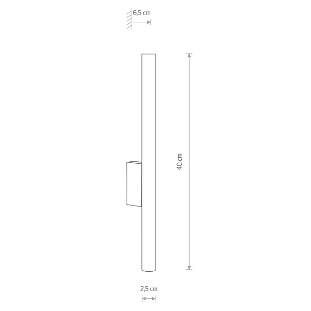 Бра Nowodvorski 8047 LASER WALL — черный, ракурс 5
