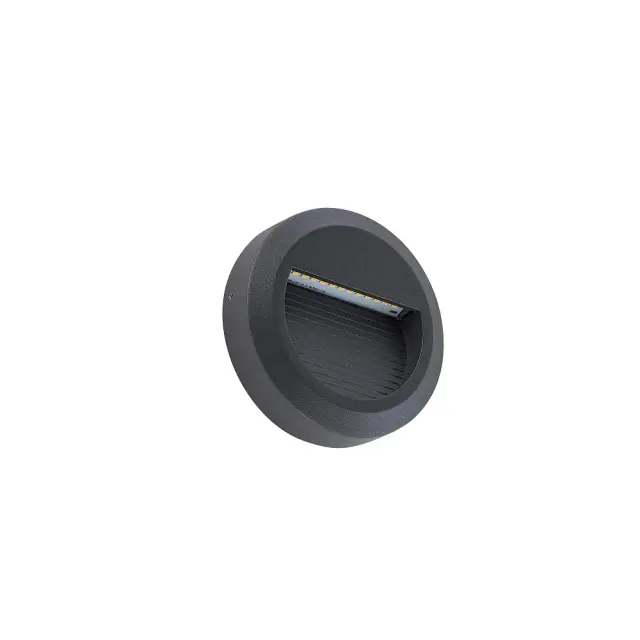 Уличный светильник Nowodvorski 8147 SIDEWALK ROUND LED — черный, ракурс 3
