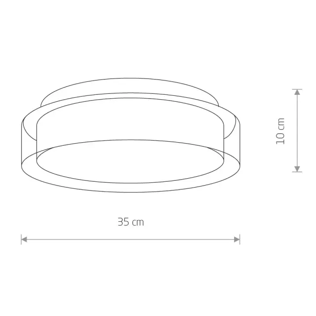 Светильник для ванной комнаты Nowodvorski 8174 PAN LED — хром, ракурс 3