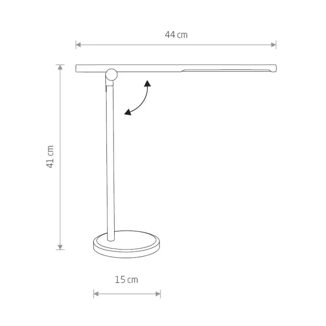 Настольная лампа Nowodvorski 8358 SMART LED — черный, ракурс 7