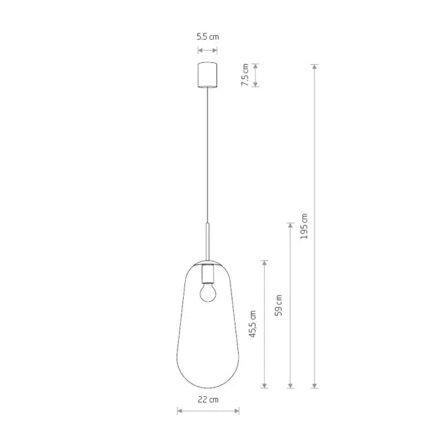 Светильник Nowodvorski 8671 PEAR L — золотой, ракурс 5