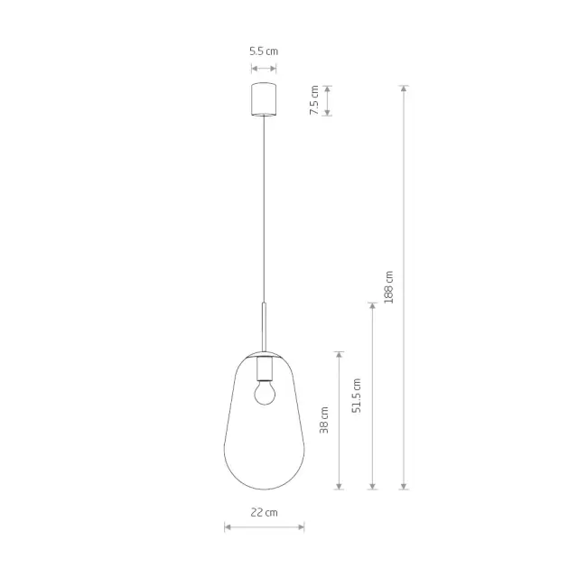 Светильник Nowodvorski 8672 PEAR M — золотой, ракурс 5