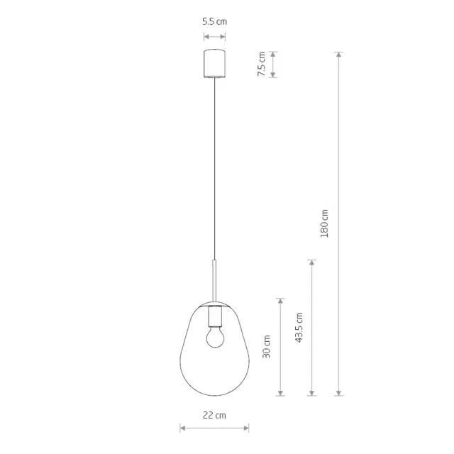 Светильник Nowodvorski 8673 PEAR S — золотой, ракурс 5
