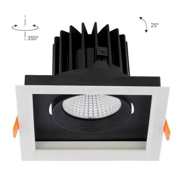Точечный светильник Nowodvorski 8718 DIA LED — белый, ракурс 2