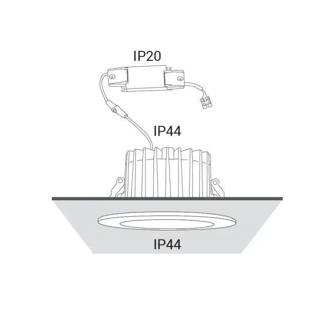 Точечный светильник Nowodvorski 8772 KEA LED — белый, ракурс 3