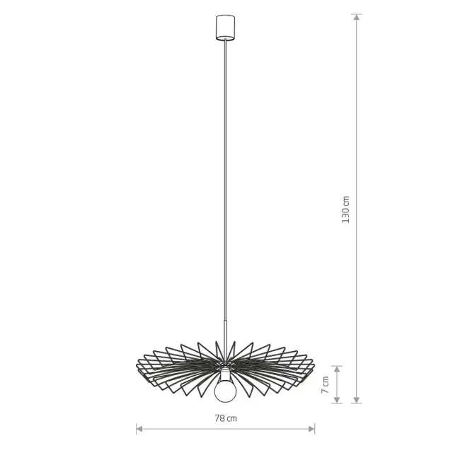 Светильник Nowodvorski 8874 UMBRELLA — черный, ракурс 6