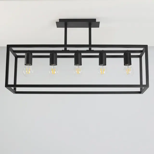 Светильник Nowodvorski 9047 CRATE — черный, ракурс 3