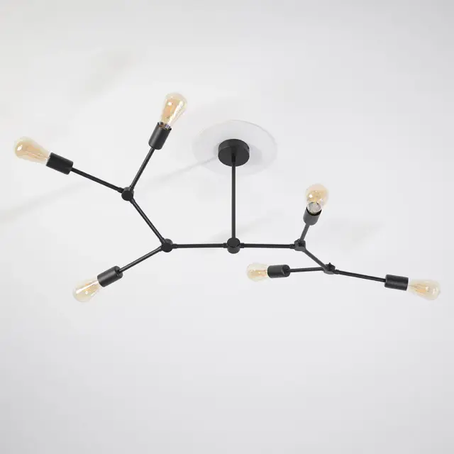 Люстра Nowodvorski 9138 TWIG — черный, ракурс 6