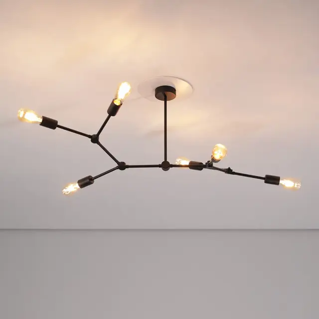 Люстра Nowodvorski 9138 TWIG — черный, ракурс 7
