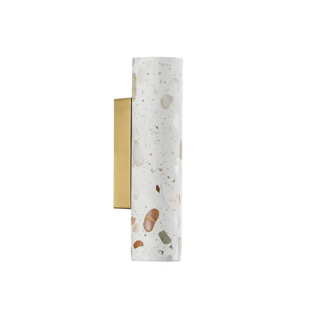 Накладное бра Odeon Light TERRAZZO из имитации терраццо с бронзовыми акцентами