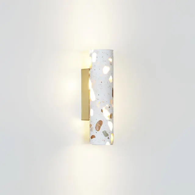 Накладное бра Odeon Light TERRAZZO из имитации терраццо с бронзовыми акцентами, ракурс 3