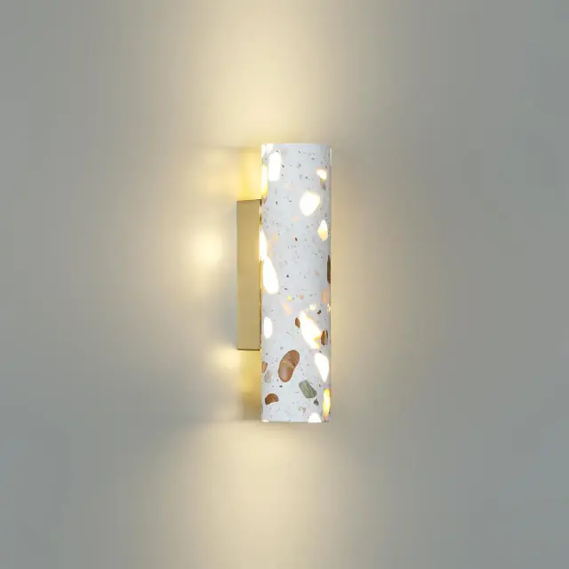 Накладное бра Odeon Light TERRAZZO из имитации терраццо с бронзовыми акцентами, ракурс 5