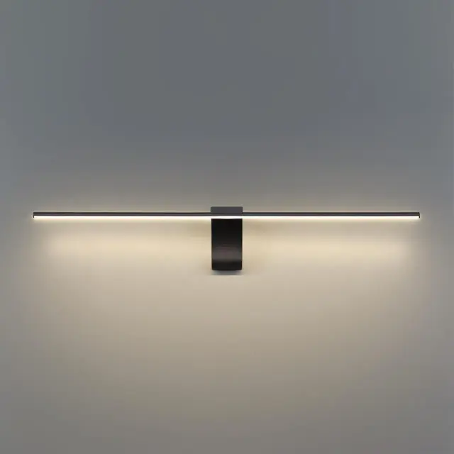 Подсветка для картин Odeon Light, минималистичный дизайн, черный матовый металл и акрил, ракурс 5