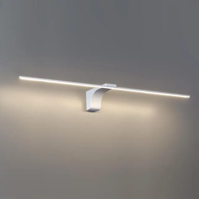 Подсветка для картин Odeon Light белый матовый металл, ультратонкий профиль, акриловый рассеиватель, ракурс 4