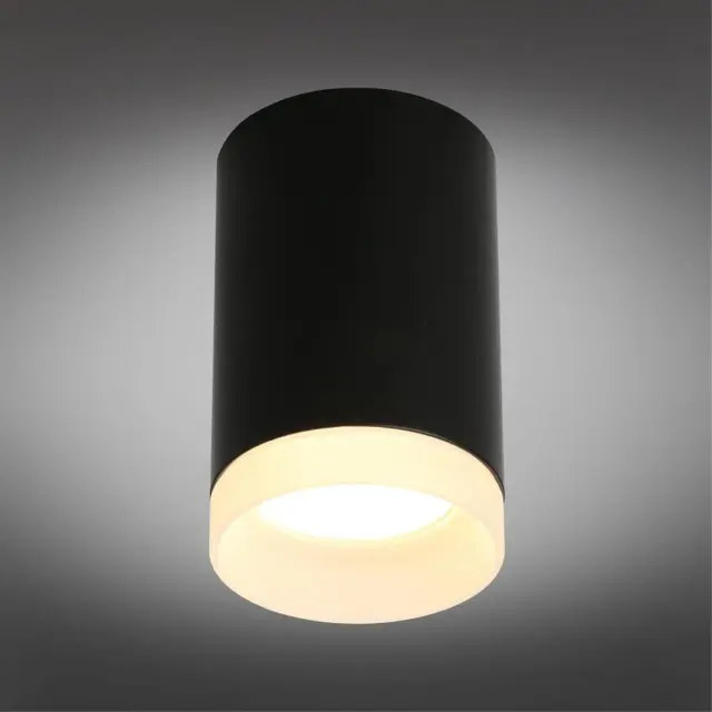 Точечный светильник Omnilux OML-100719-01 ROTONDO — черный, ракурс 2
