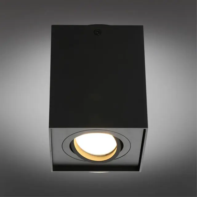 Точечный светильник Omnilux OML-101119-01 FELETTO — черный, ракурс 2