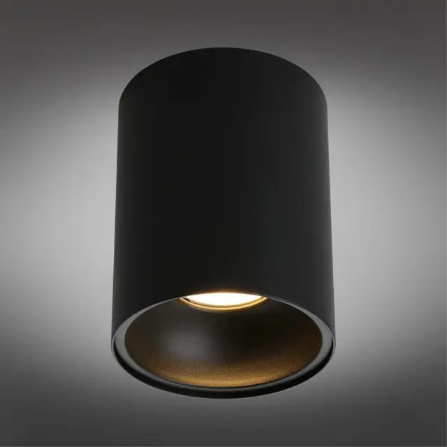 Точечный светильник Omnilux OML-101219-01 CARIANO — черный, ракурс 2