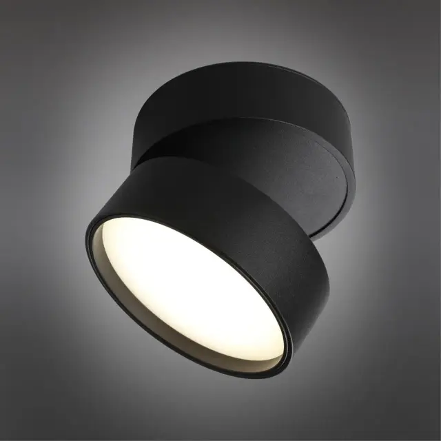 Точечный светильник Omnilux OML-101319-18 LENNO — черный, ракурс 2