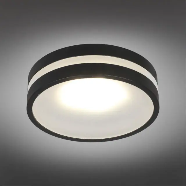 Точечный светильник Omnilux OML-102719-06 NAPOLI — черный, ракурс 2