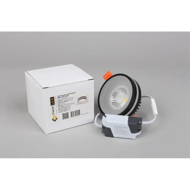 Точечный светильник Omnilux OML-102719-06 NAPOLI — черный, ракурс 6