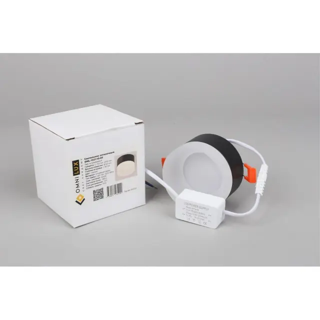 Точечный светильник Omnilux OML-103119-05 FIRENZE — черный, ракурс 6