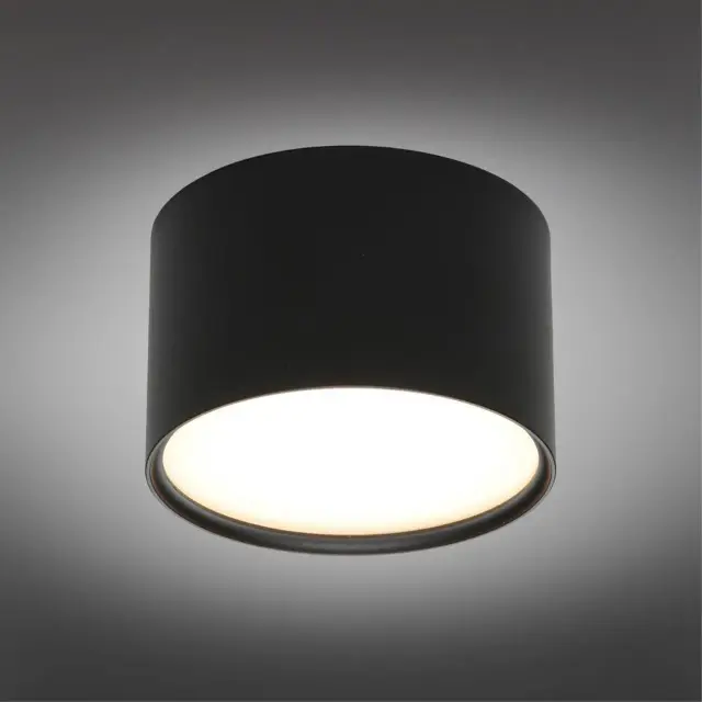 Точечный светильник Omnilux OML-103319-06 ABANO — черный, ракурс 2
