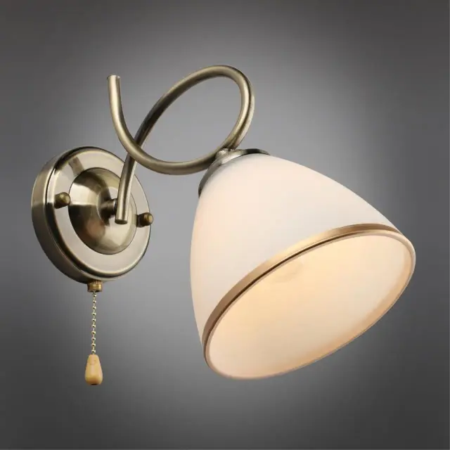Бра Omnilux OML-25301-01 ALIMINI — бронза, ракурс 2