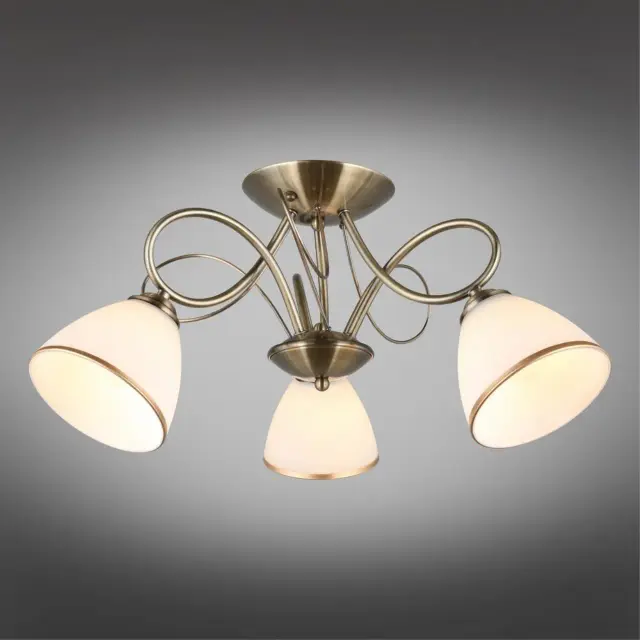 Люстра Omnilux OML-25307-03 ALIMINI — бронза, ракурс 2
