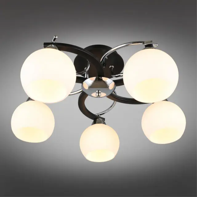 Люстра Omnilux OML-25407-05 CALDIERO — черный, ракурс 2