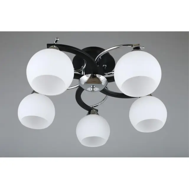 Люстра Omnilux OML-25407-05 CALDIERO — черный, ракурс 4