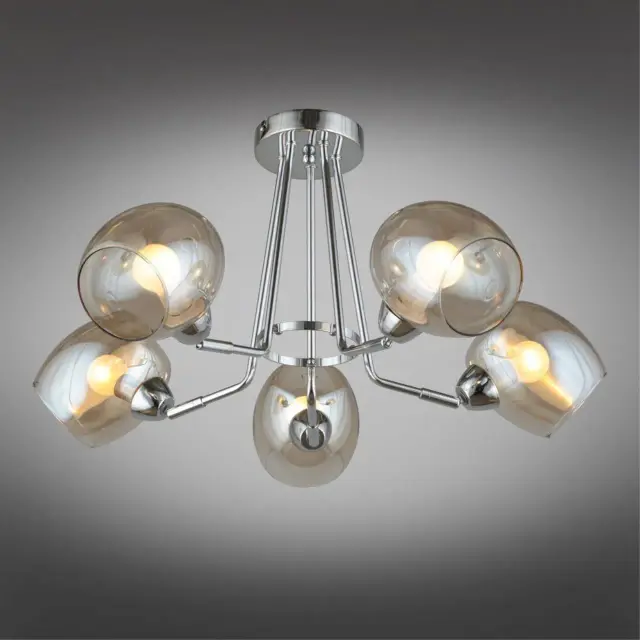 Люстра Omnilux OML-27307-05 TESERO — хром, ракурс 2