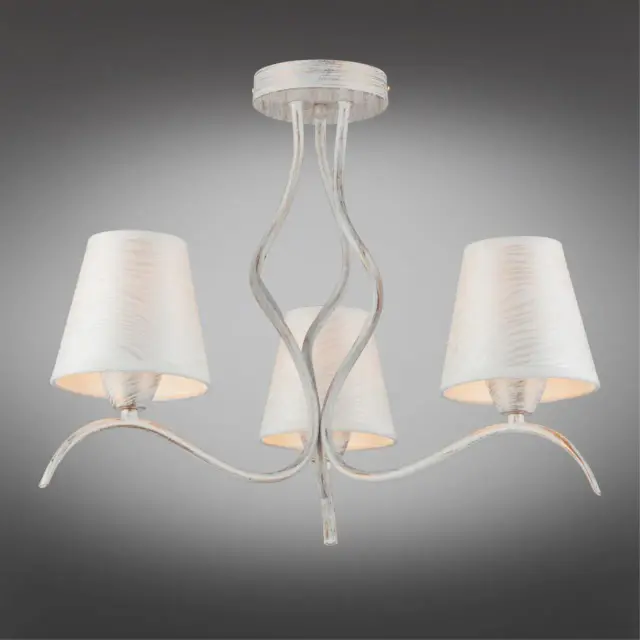 Люстра Omnilux OML-28407-03 UGENTO — белое золото, ракурс 2