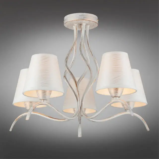 Люстра Omnilux OML-28407-05 UGENTO — белое золото, ракурс 2