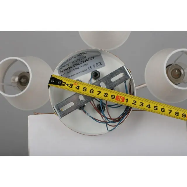Люстра Omnilux OML-28407-05 UGENTO — белое золото, ракурс 7