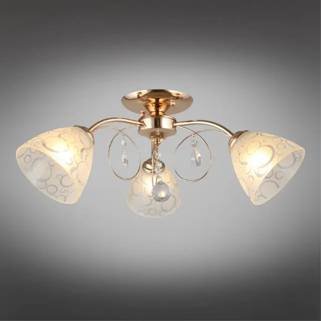 Люстра Omnilux OML-29007-03 CASTELLARO — золотой, ракурс 2