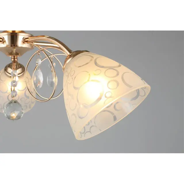Люстра Omnilux OML-29007-05 CASTELLARO — золотой, ракурс 5