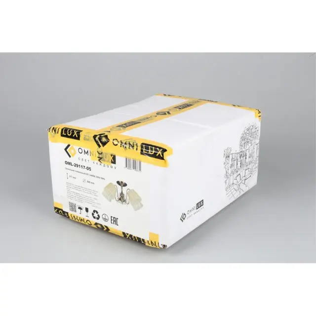 Люстра Omnilux OML-29117-05 LEONESSA — бронза, ракурс 7