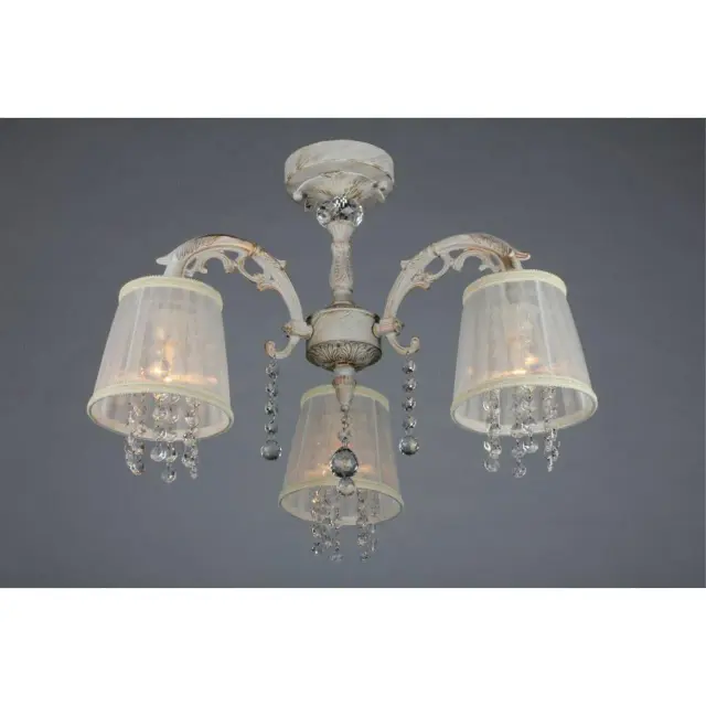 Люстра Omnilux OML-30007-03 ABILENE — белое золото, ракурс 2