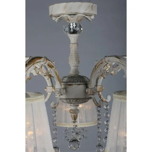 Люстра Omnilux OML-30007-05 ABILENE — белое золото, ракурс 5