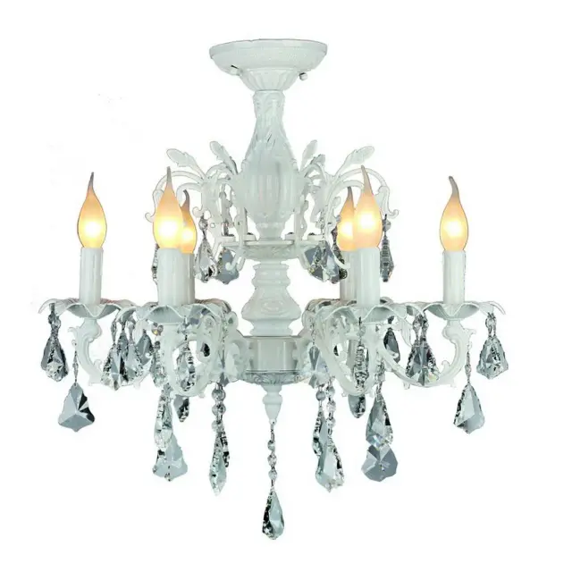 Люстра Omnilux OML-30807-06 BACH — белый, ракурс 2