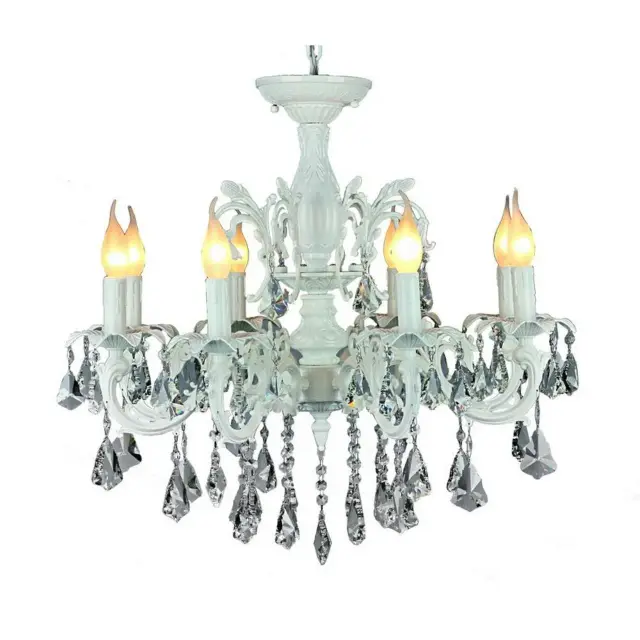 Люстра Omnilux OML-30807-08 BACH — белый, ракурс 2