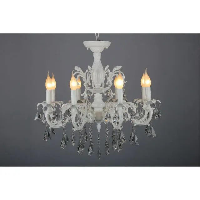 Люстра Omnilux OML-30807-08 BACH — белый, ракурс 3