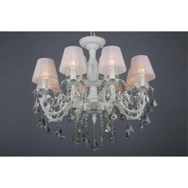 Люстра Omnilux OML-30807-08 BACH — белый, ракурс 5