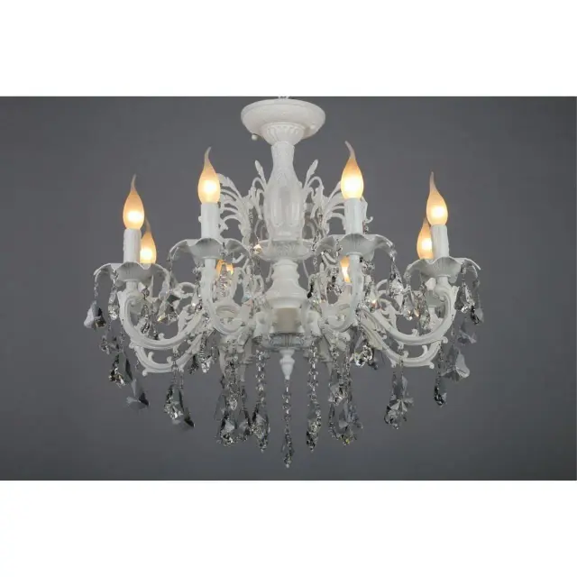 Люстра Omnilux OML-30807-08 BACH — белый, ракурс 7