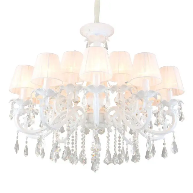 Люстра Omnilux OML-30807-15 BACH — белый