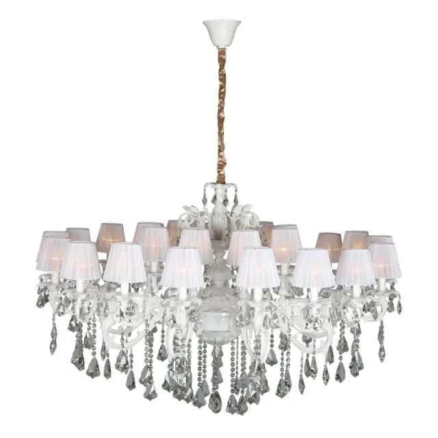 Люстра Omnilux OML-30807-27 BACH — белый